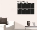 Weekly Planner Chalkboard Calendar